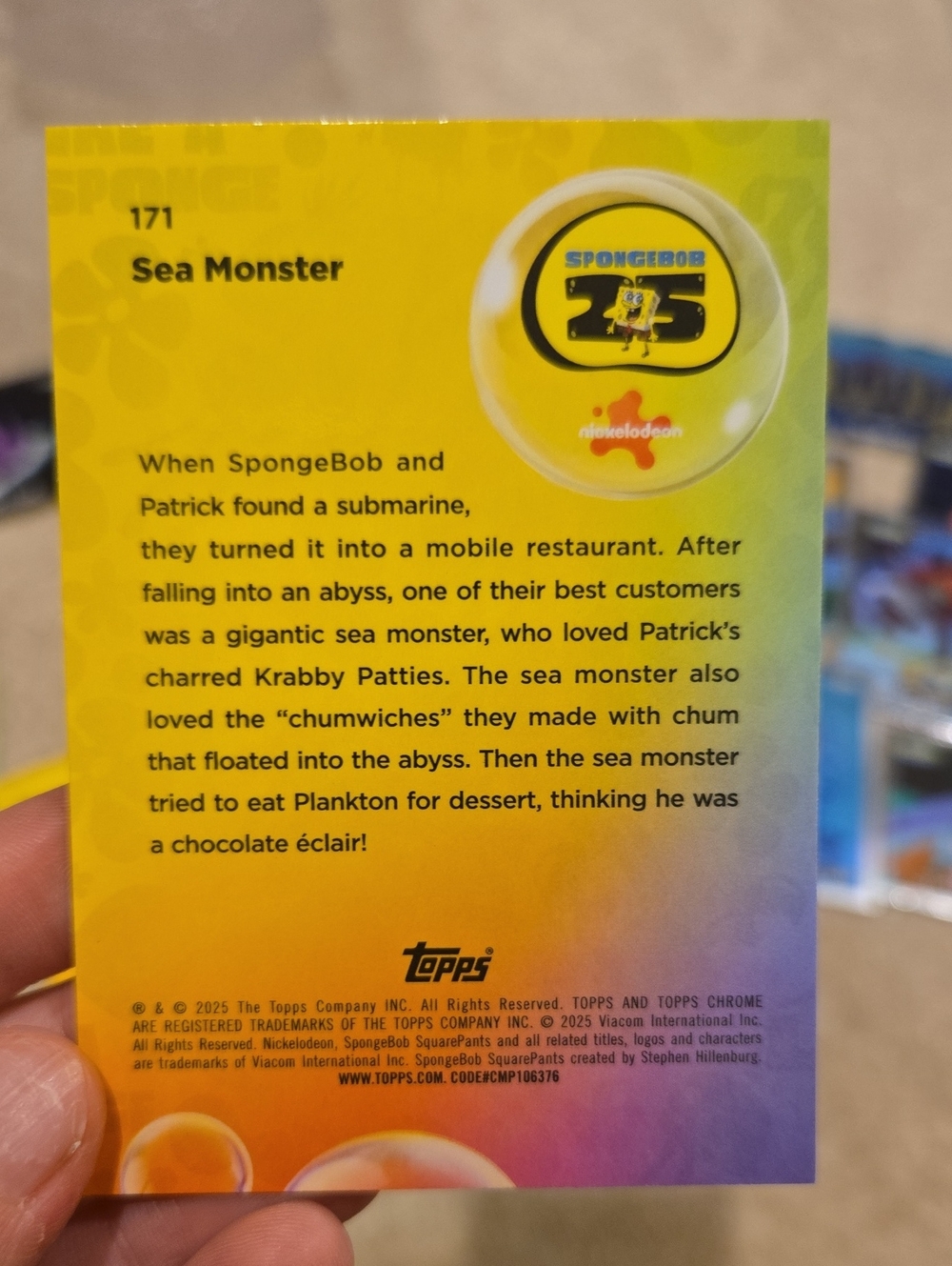 SpongeBob SquarePants 25th Anniversary Topps Card Lot - Picture 7 of 7